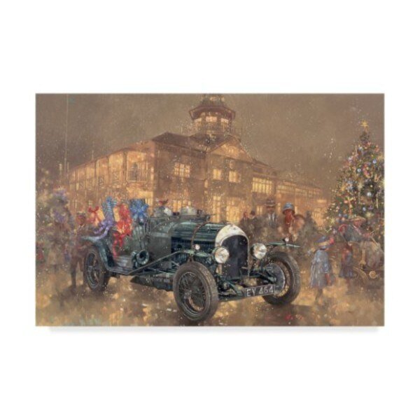 Peter Miller 'Christmas Party at Brooklands' Canvas Art, 16x24, Trademark Fine Art, Mfr#: BL01765-C1624GG